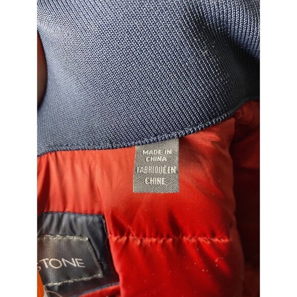 Slate & Stone Hooded Navy‎ Down Jacket Size L - Picture 11 of 12